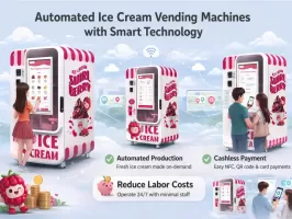 Automated Ice Cream Vending Machine Business: How Smart Technology Reduces Labor Costs